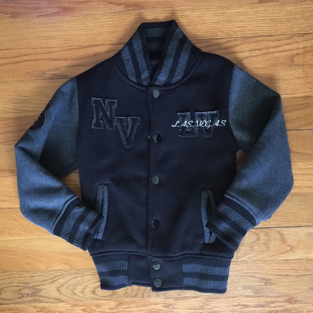 NWOT Las Vegas toddlers varsity jacket
